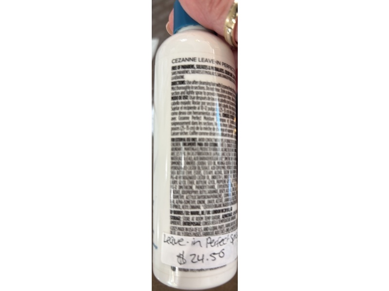 Cezanne Leave In Perfector Spray, 4 fl oz/118 mL