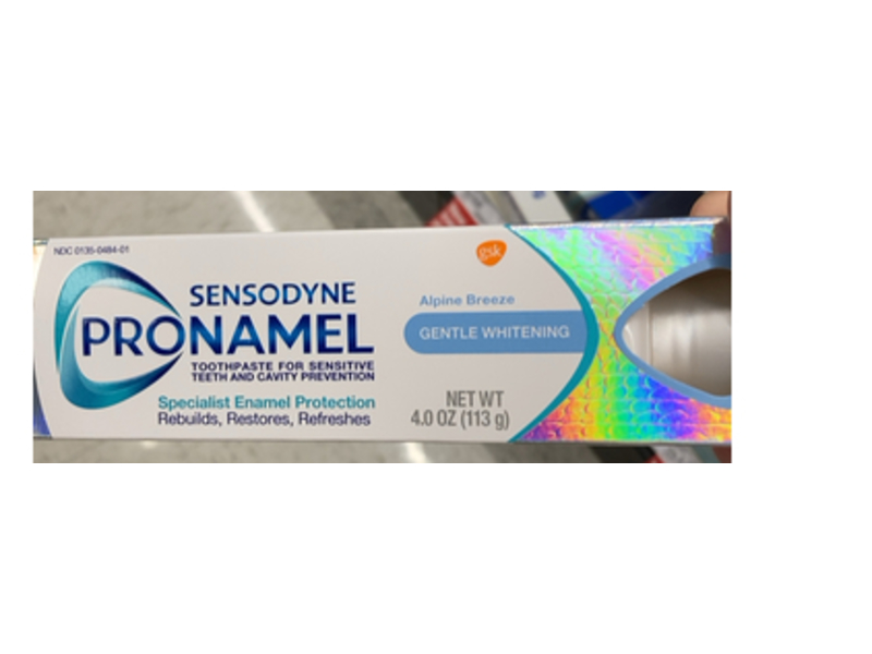 Sensodyne Pronamel Gentle Whitening Toothpaste, Alpine Breeze, 4.0 oz/113 g