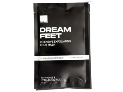 Nailboo Dream Feet Intensive Exfoliating Foot Mask, AHA's & Hyaluronic Acid, 1.35 fl oz/40 g