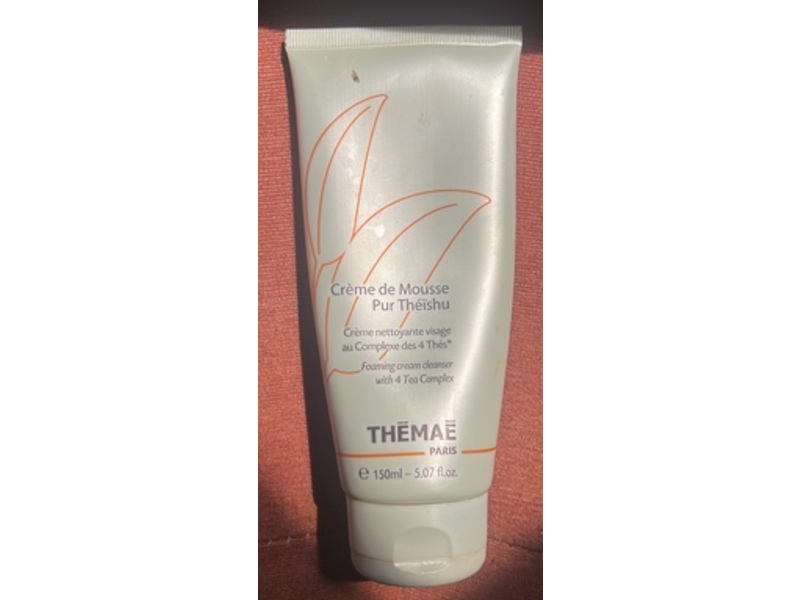Themae Paris Creme De Mousse Foaming Cream Cleanser, 4 Tea Complex, 5.07 fl oz/150 mL