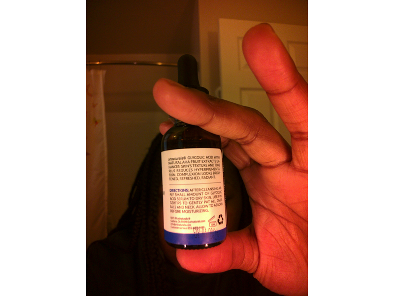 artnaturals Glycolic Face Serum - Vitamin C and Aloe Vera 1 oz.