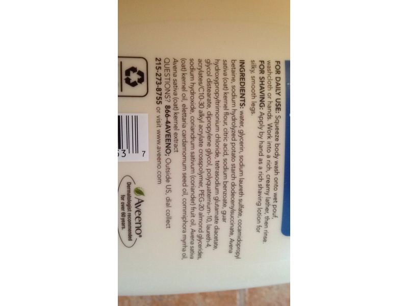 Aveeno Active Naturals Skin Relief Body Wash, 12 fl oz/354 mL