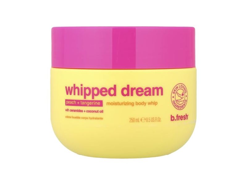 b.fresh Whipped Dream Moisturizing Body Whip, Peach + Tangerine, 8.5 fl oz/250 mL
