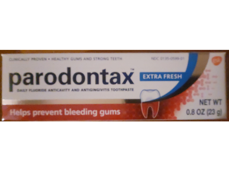 Parodontax Toothpast, Extra Fresh, 0.8 oz/23 g