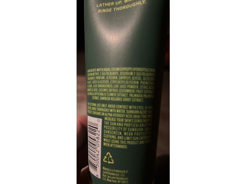 Mando Odor Shield Body Wash, Mt Fuji, 8.5 fl oz/250 mL