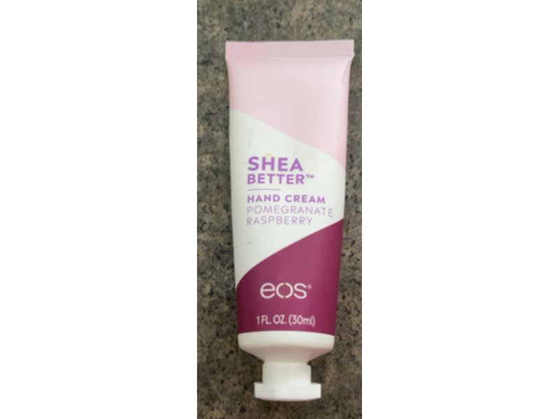 Eos Shea Better Hand Cream, Pomegranate Raspberry, 1 fl oz/30 mL