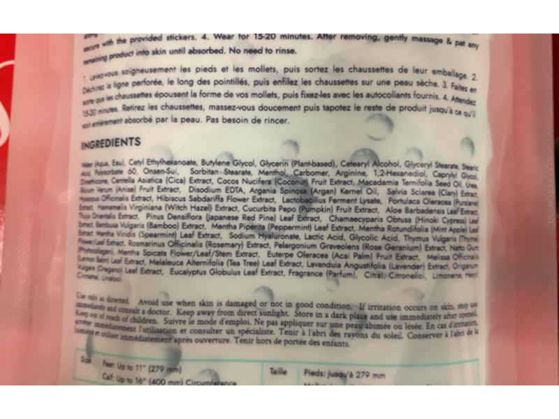 Voesh New York Cooling Therapy Knee High Socks, 1.35 fl oz/40 mL