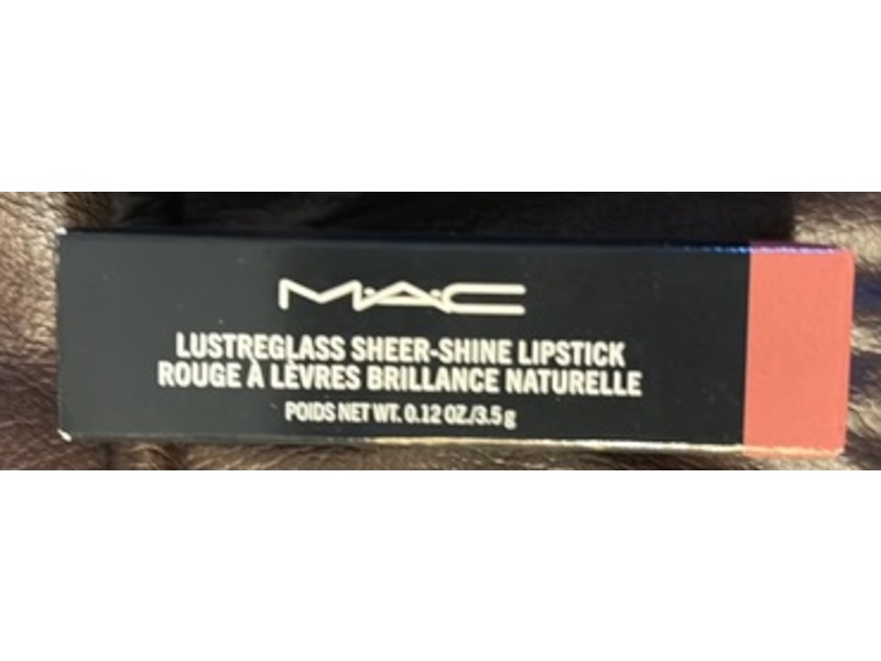 MAC Lusterglass Sheer-Shine Lipstick, Syrup, 0.12 oz/3.5 g