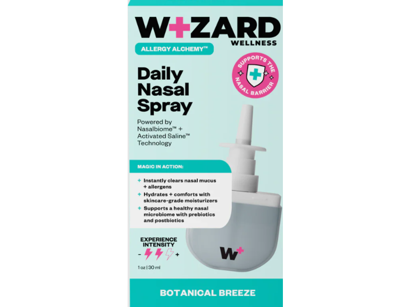 Wizard Wellness Daily Nasal Spray, Botanical Breeze, 1 oz/30 mL