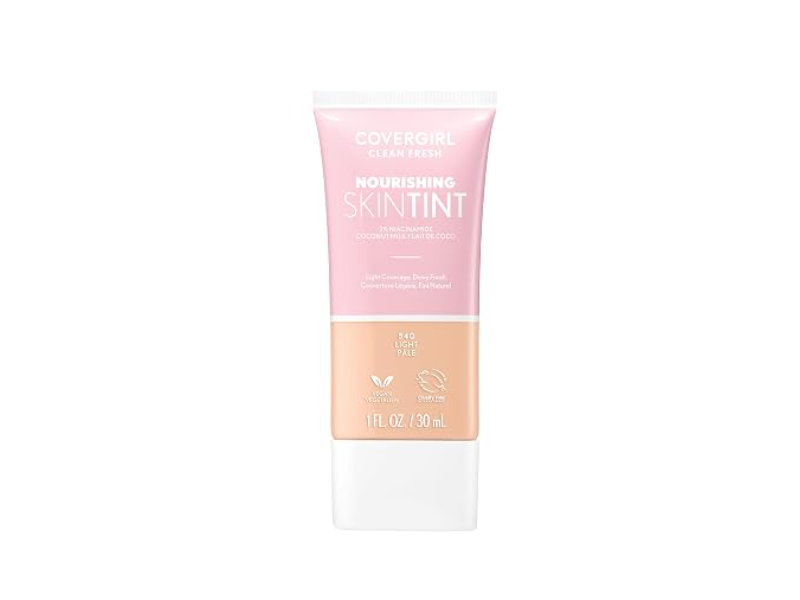 CoverGirl Clean Fresh Skin Milk Foundation, Light 540, 1 fl oz/30 mL