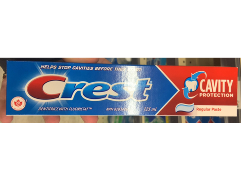 Crest Cavity Protection Toothpaste, Regular, 125 mL