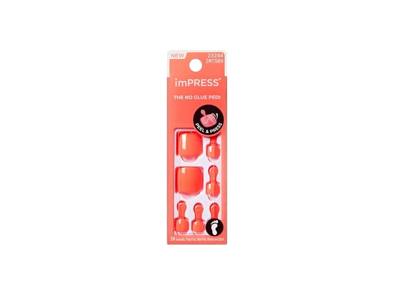 Impress No Glue Mani Press On Nails, Pure Mood, 24 Count
