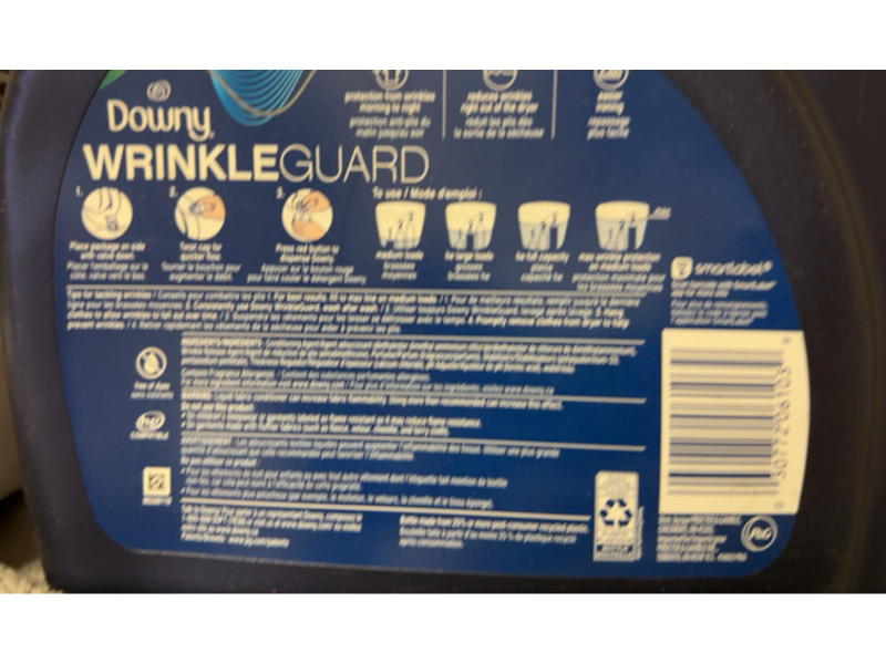 Downy Wrinkle Guard Fabric Conditioner, Fresh Scent, 120 fl oz/3.54 L