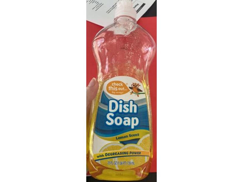 Kroger Dish Soap, Lemon Scent, 25 fl oz/739 mL