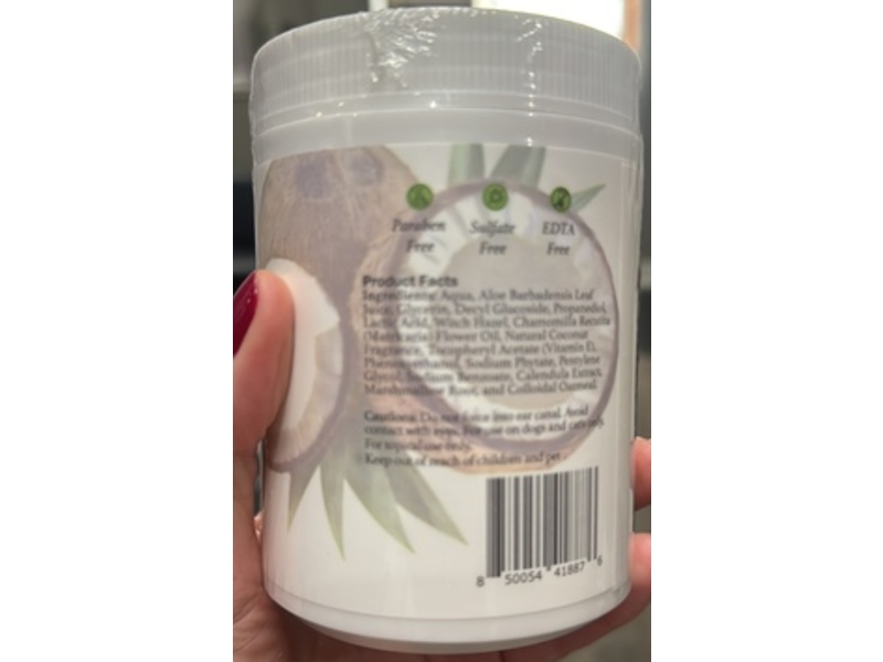EcoBark Cleansing Ear Wipes, Coconut Vibes, 50 Count