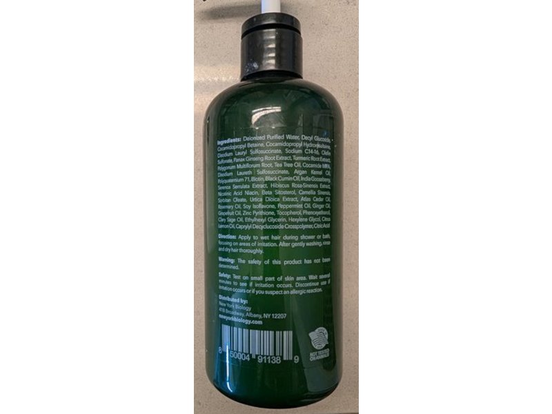 NewYorkBiology Invigorating Tea Tree Shampoo, 16.9 fl oz/500 mL