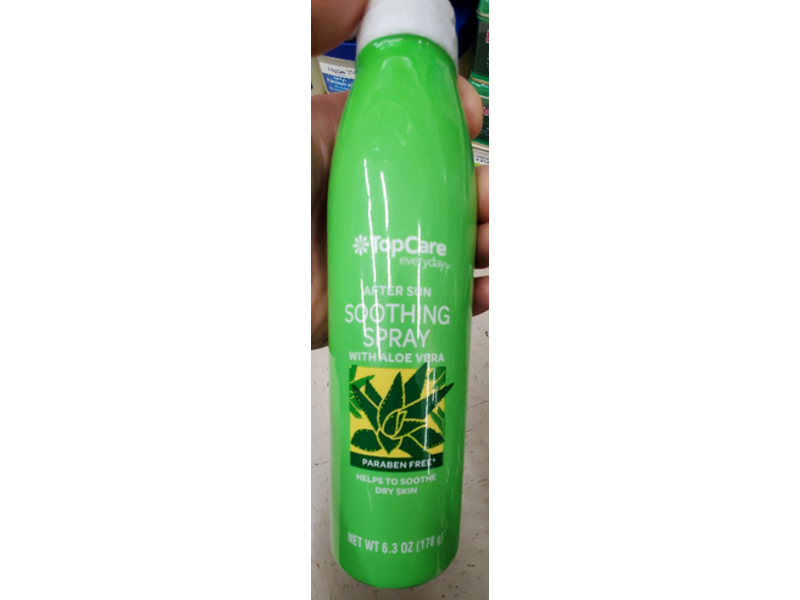 TopCare After Sun Soothing Spray, Aloe Vera, 6.3 oz/178 g