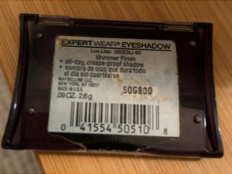 Maybelline New York Expert Wear Eyeshadow, 90S Lux Lilac, 0.09 oz/2.6 g