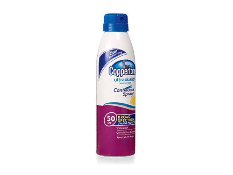 Coppertone Ultraguard Sunscreen Continuous Spray, SPF 50, 7.5 fl oz/222 mL