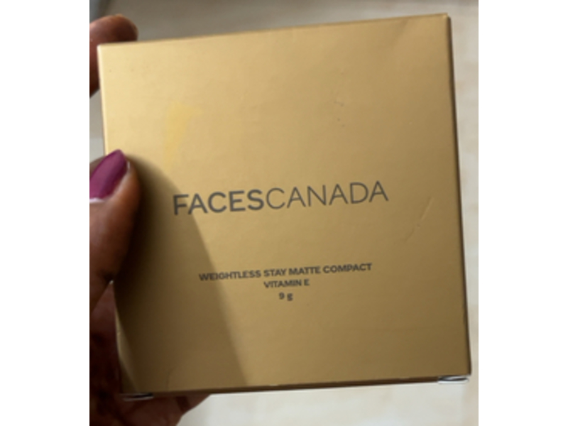 Faces Canada Weightless Stay Matte Compact, Beige 03, 9 g