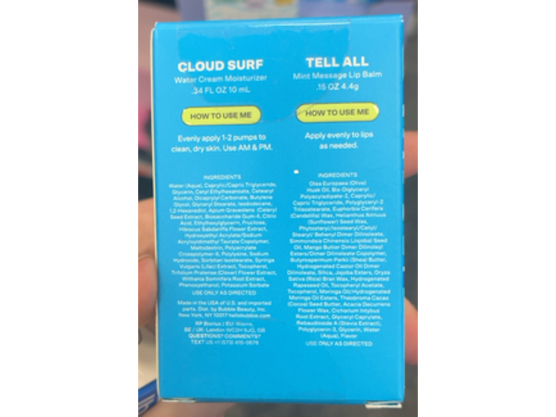 Bubble Chill Thrill Lips & Face Hydrating Set