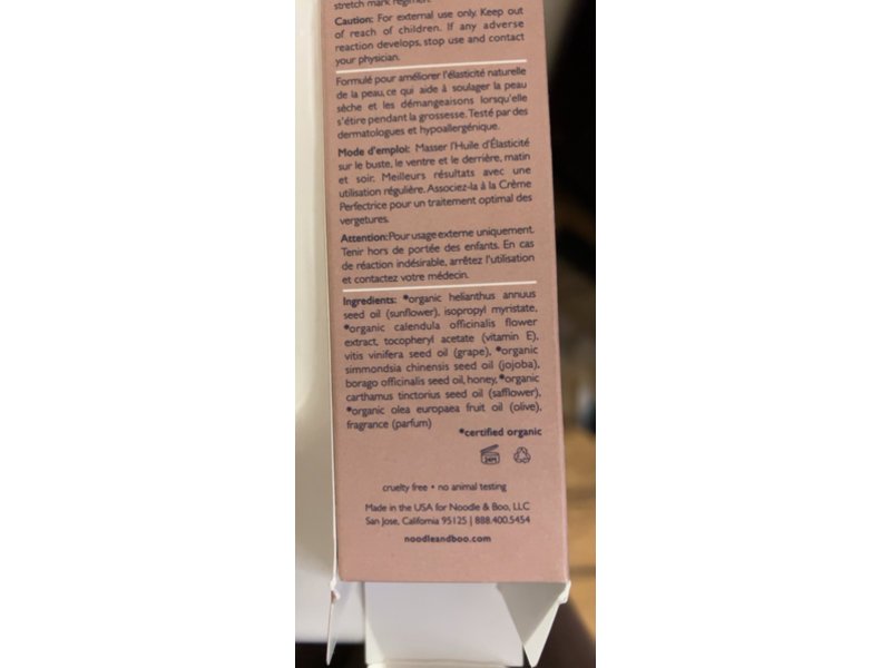 Noodle & Boo Elasticity Oil, Nectar, 7 fl oz/207 mL