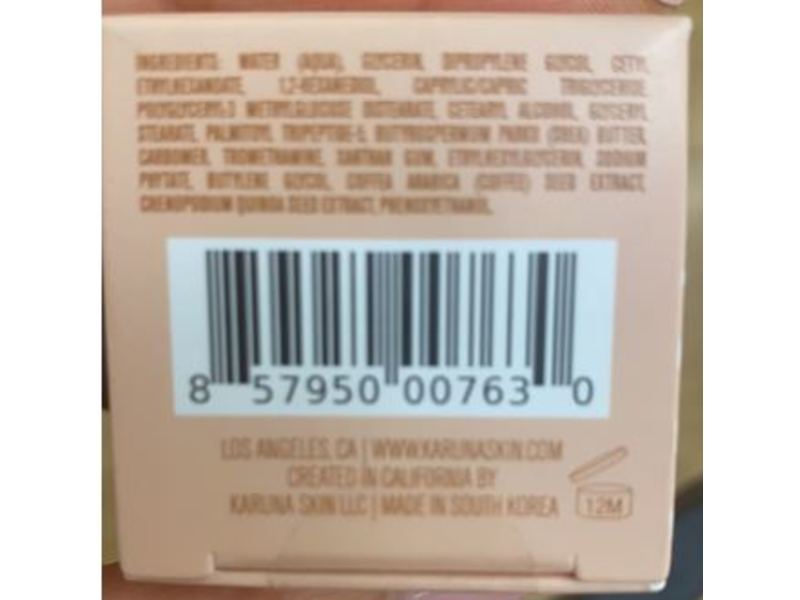 Karuna Wake Up Eye Cream, Coffee Cherry + Quinoa, 0.51 fl oz/15 mL