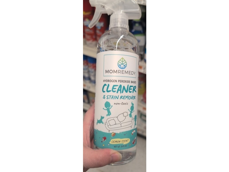 Momremedy Hydrogen Peroxide Cleaner & Stain Remover, Lemon Scent, 24 fl oz