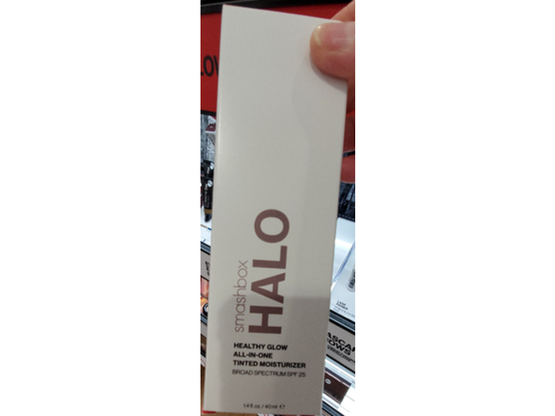 Smashbox Halo Healthy Glow All-In-One Tinted Moisturizer, SPF 25, Light, 1.4 fl oz/40 mL