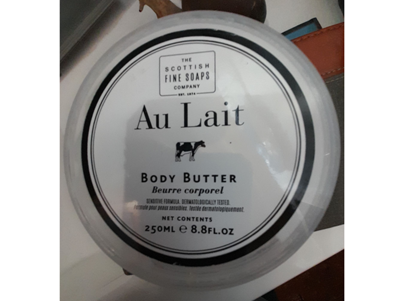 The Scottish Fine Soaps Company Au Lait Body Butter, 8.8 fl oz/250 mL