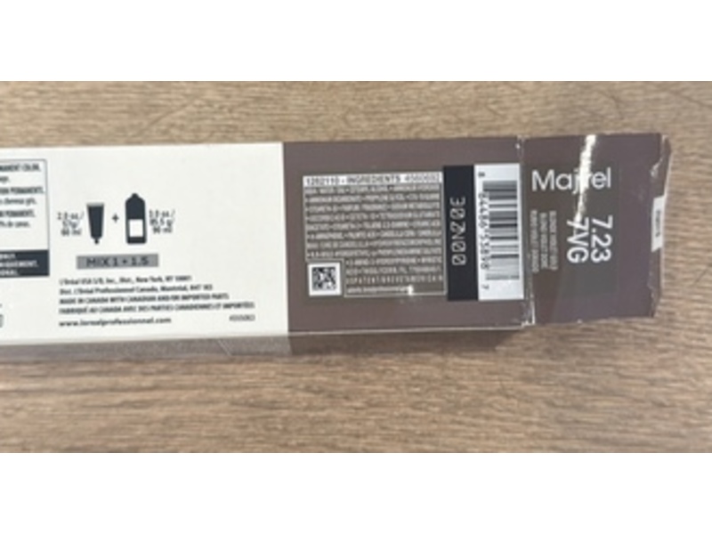 L'Oréal Paris Professionnel Majirel Permanent Color, 7.23, 2 oz/60 mL