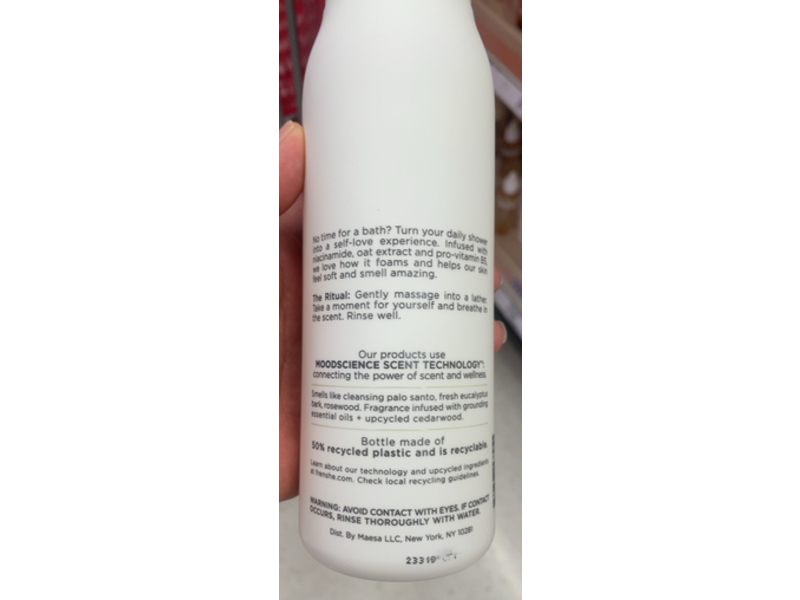 Being Frenshe Present & Grouded Renewing Body Wash, Palo Santo Sage, 14 fl oz/414 mL