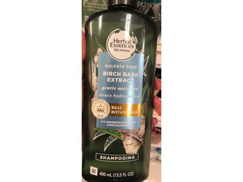 Herbal Essences Sulfate Free Gentle Moisture Shampoo, Birch Bark Extract, 13.5 fl oz / 400 mL