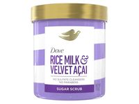 Dove Sugar Scrub, Rice Milk & Velvet Acai, 15 oz - thumbnail 1