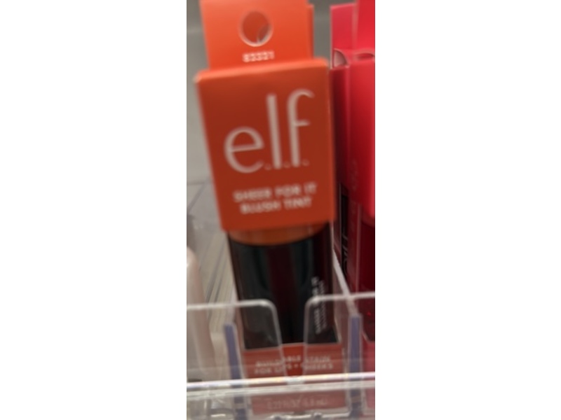 e.l.f. Sheer For It Blush Tint, Orange Crush, 0.22 fl oz/6.8 mL