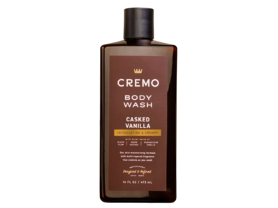 Cremo Body Wash, Casked Vanilla, 16 fl oz/473 mL