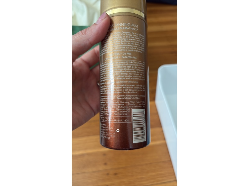 Hampton Sun Sunless Tanning Mist, 5 oz/150 mL