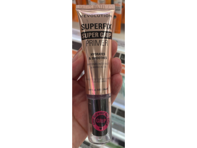 Revolution Superfix Grip Primer, Hydrating & Smoothing, 0.81 fl oz/24 mL