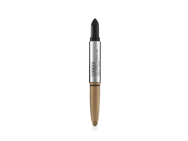 Clinique High Impact Shadow Play Shadow + Definer, Champagne + Caviar, 0.06 oz/1.9 g