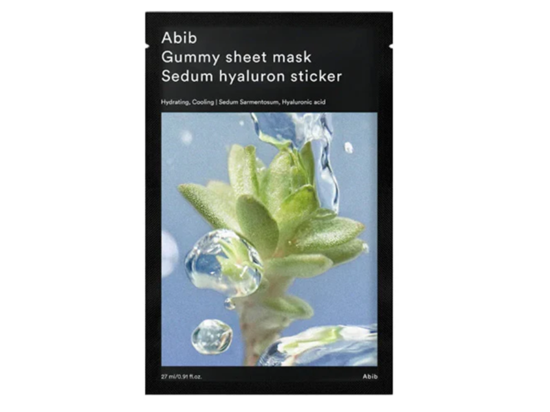 Abib Gummy Sheet Mask, Sedum Hyaluron Sticker, 0.91 fl oz/27 mL, Pack Of 10