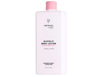 Dani Beauty Glycolic Body Lotion, Grapefruit, 16 fl oz/473 mL