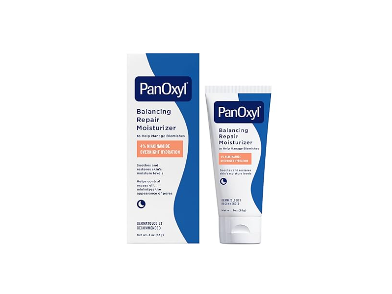 PanOxyl PM Balancing Repair Moisturizer, 4% Niacinamide, 3 oz/85 g