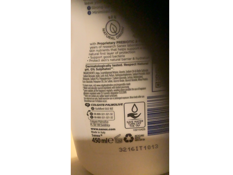 Sanex Soothing Bath Soak, 450 mL