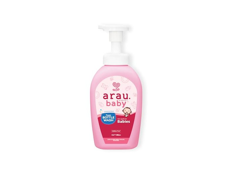 Arau Baby Foam Bottle Wash, Unscented, 16.09 fl oz/500 mL
