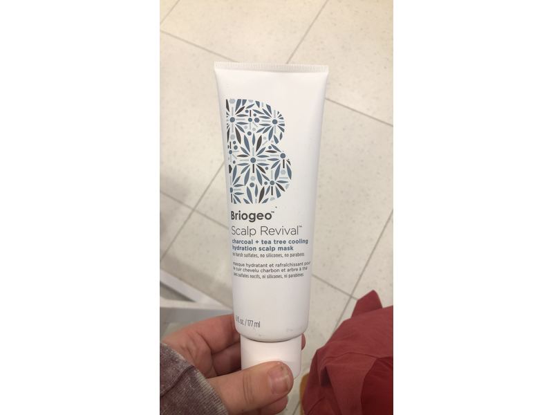 Briogeo Scalp Revival Charcoal + Tea Tree Cooling Hydration Scalp Mask, 6 fl oz/177 mL