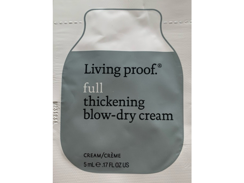 Living Proof. Full Thickening Blow-Dry Cream, 0.17 fl oz/5 mL