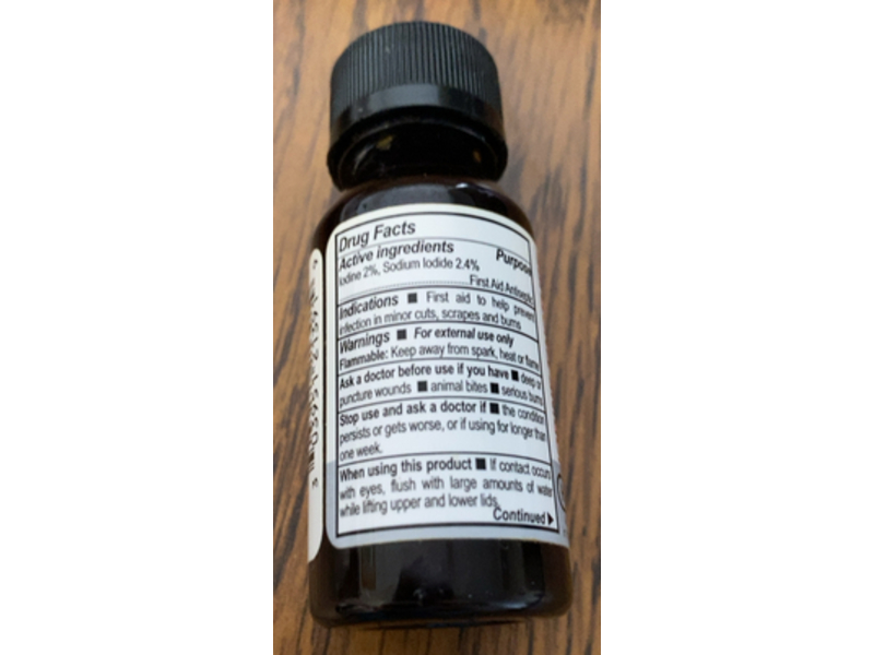 Humco Iodine Tincture, Mild 2%,1 fl oz/30 mL