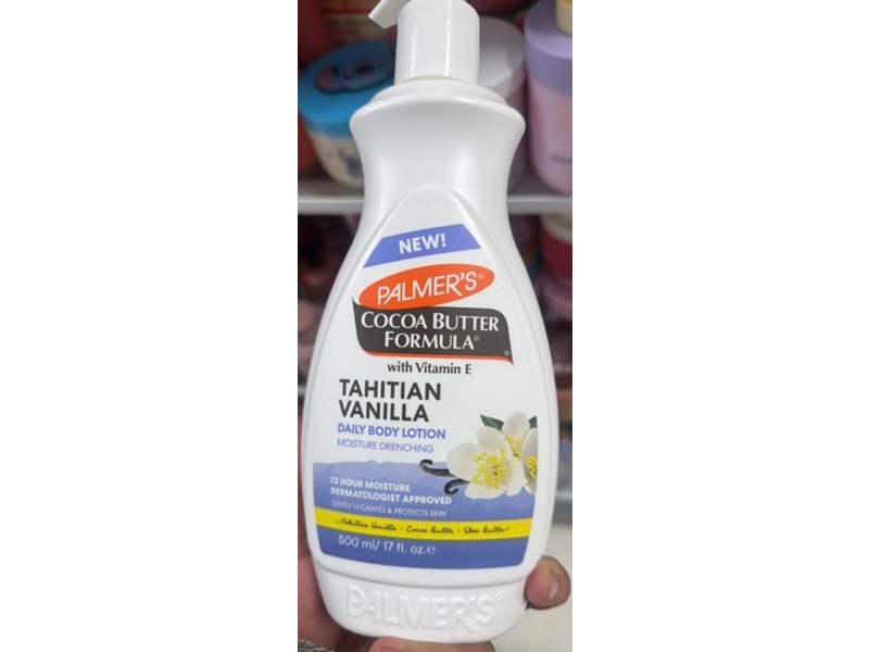 Palmer's Daily Body Lotion, Tahitian Vanilla, 17 fl oz/500 mL