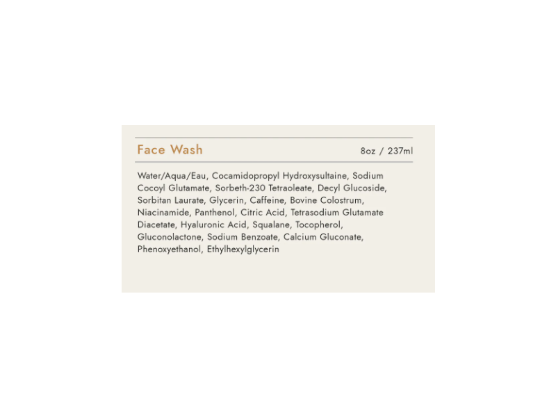 Project Goods The Face Wash, 8 oz/237 mL