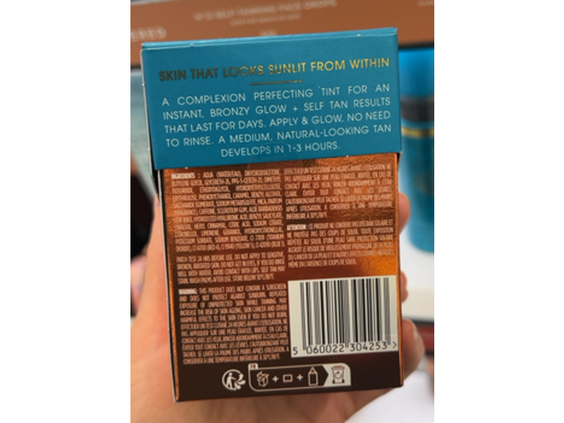 St. Tropez Sunlit Skin Bronzing Tint + Tan, 1 fl oz/30 mL